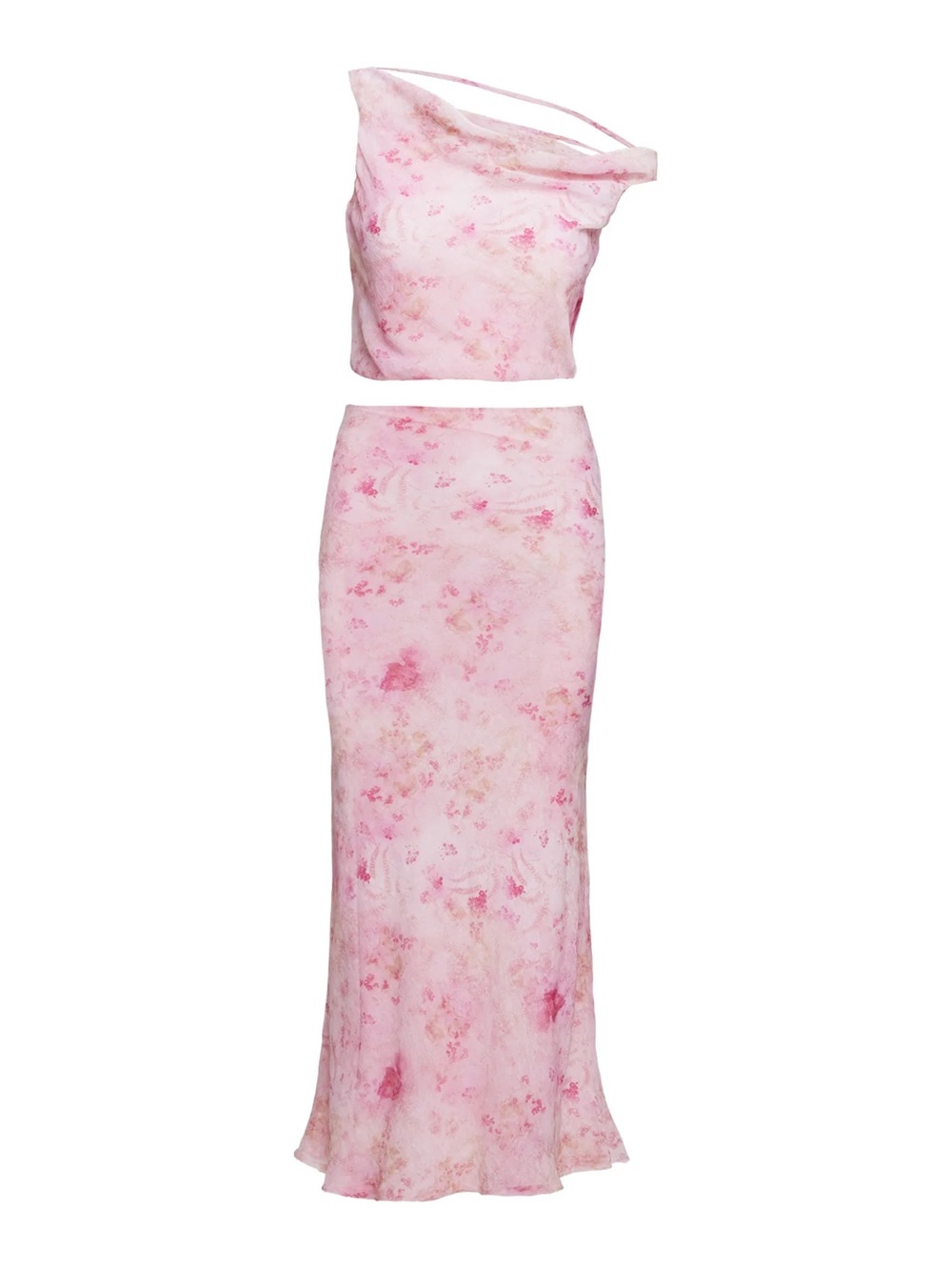 Princess Polly Devereaux One Shoulder Set Pink